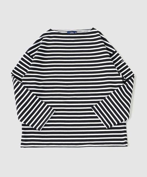SAINT JAMES（セントジェームス）の「SAINT JAMES / セントジェームス OUESSANT LOOSE（Tシャツ/カットソー・メンズ・ブラック/ホワイト/その他10/マルチ・6/5）」の3枚目の写真