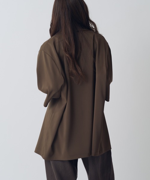 Lui's（ルイス）の「サテンLUX半袖シャツ（シャツ/ブラウス・メンズ・ブラック/ブラウン・S/M）」の14枚目の写真