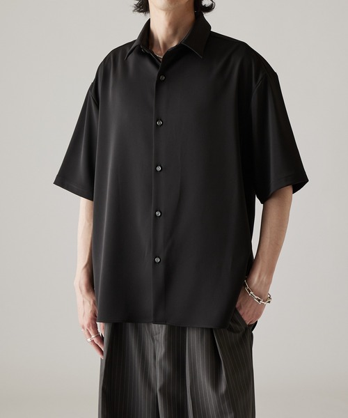 Lui's（ルイス）の「サテンLUX半袖シャツ（シャツ/ブラウス・メンズ・ブラック/ブラウン・S/M）」の16枚目の写真