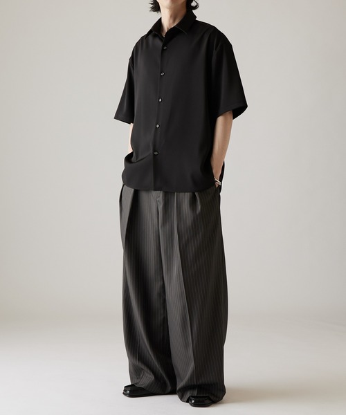 Lui's（ルイス）の「サテンLUX半袖シャツ（シャツ/ブラウス・メンズ・ブラック/ブラウン・S/M）」の20枚目の写真