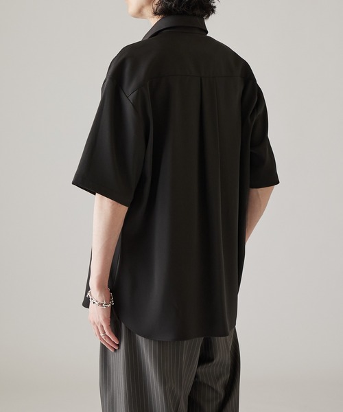 Lui's（ルイス）の「サテンLUX半袖シャツ（シャツ/ブラウス・メンズ・ブラック/ブラウン・S/M）」の17枚目の写真
