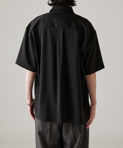 Lui's（ルイス）の「サテンLUX半袖シャツ（シャツ/ブラウス・メンズ・ブラック/ブラウン・S/M）」の18枚目の写真