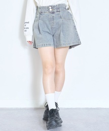 LOVETOXIC | 美脚見えタックフレアキュロット(その他パンツ)