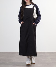 ツイルエプロンサロペット