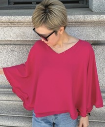 チェリー柄タックペプラムトップス（その他トップス）｜Fit more