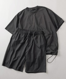 SlashDate（スラッシュデイト）の「【71】クイックドライ ルームウェア ドロストTシャツ&ショートパンツ セットアップ 2点セット 吸水速乾（ルームウェア/パジャマ）」