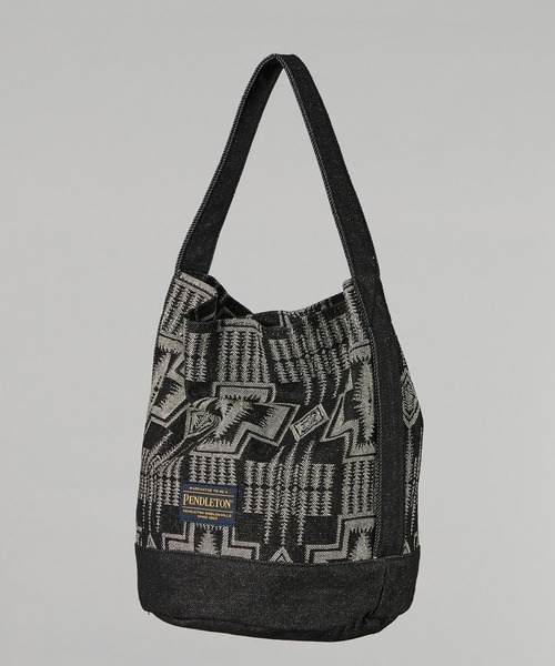PENDLETON(ペンドルトン)の「【 PENDLETON / ペンドルトン 】JAQUARD DENIM TOTEBAG / ジャガードデニムトートバッグ(トートバッグ・レディース・ブラック/インディゴブルー・FREE)」の17枚目の写真