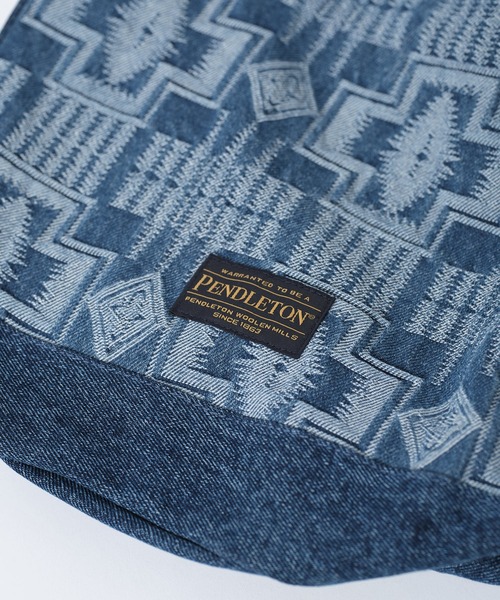 PENDLETON(ペンドルトン)の「【 PENDLETON / ペンドルトン 】JAQUARD DENIM TOTEBAG / ジャガードデニムトートバッグ(トートバッグ・レディース・ブラック/インディゴブルー・FREE)」の15枚目の写真