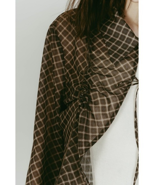 Knuth Marf（クヌースマーフ）の「sheer collared blouse（シャツ/ブラウス・レディース・ブラック/イエロー系その他・FREE）」の14枚目の写真