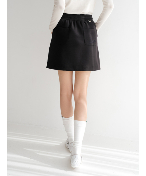 NITINA(ニティナ)の「クッションAラインスカートBK(スカート・レディース・ブラック・MEDIUM/SMALL)」の2枚目の写真