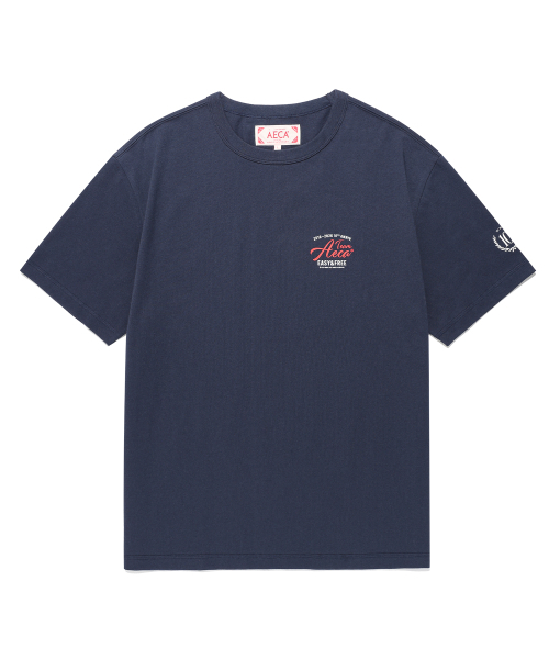 AECA(エイカ)の「AECA 10th ANNIVERSARY LOGO HALF SLEEVE TEE-NAVY(Tシャツ/カットソー・メンズ・その他・M/L/XL)」の3枚目の写真
