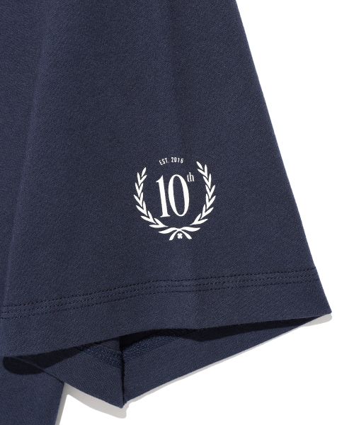 AECA(エイカ)の「AECA 10th ANNIVERSARY LOGO HALF SLEEVE TEE-NAVY(Tシャツ/カットソー・メンズ・その他・M/L/XL)」の5枚目の写真