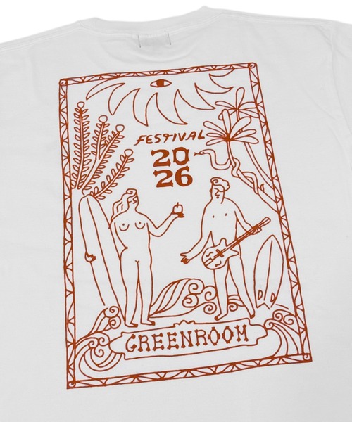 GREENROOM(グリーンルーム)の「【ZOZO限定】UHUHU ALOHA × GREENROOM FESTIVAL 26 TEE(Tシャツ/カットソー・メンズ・ホワイト・X-LARGE/LARGE/MEDIUM)」の3枚目の写真