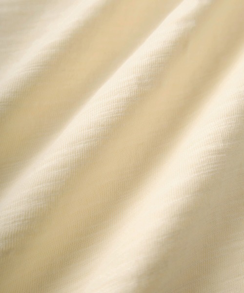 CAPTAIN STAG(キャプテンスタッグ)の「【76】【CAPTAIN STAG/キャプテンスタッグ】ワンポイントワッペン スラブ クルーネック Tシャツ/ユニセックス/レディース/メンズ(Tシャツ/カットソー・メンズ・ベージュ/ライトグリーン/ホワイト/ライトブルー・L/M)」の13枚目の写真