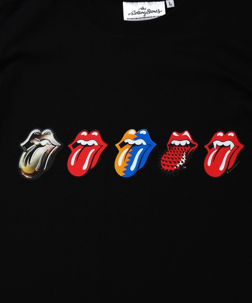 JUGLANS(ユグランス)の「The Rolling Stones ザ・ローリング・ストーンズ 半袖 プリント アーティスト Tシャツ ブラック(Tシャツ/カットソー・メンズ・ブラック・M/L/XL)」の4枚目の写真