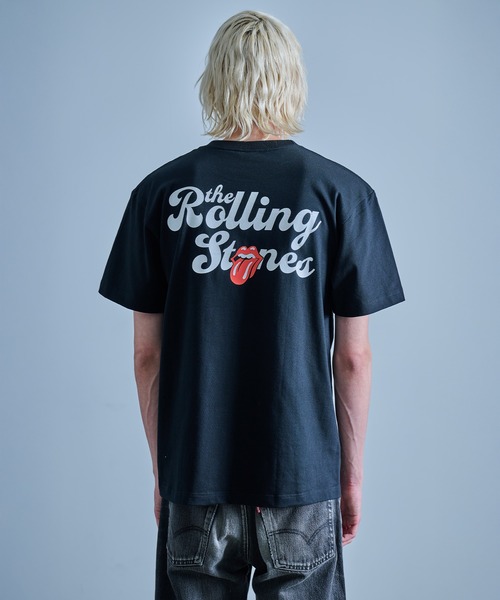 JUGLANS(ユグランス)の「The Rolling Stones ザ・ローリング・ストーンズ 半袖 プリント アーティスト Tシャツ ブラック(Tシャツ/カットソー・メンズ・ブラック・M/L/XL)」の11枚目の写真