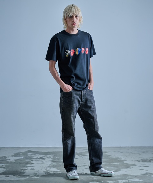 JUGLANS(ユグランス)の「The Rolling Stones ザ・ローリング・ストーンズ 半袖 プリント アーティスト Tシャツ ブラック(Tシャツ/カットソー・メンズ・ブラック・M/L/XL)」の14枚目の写真
