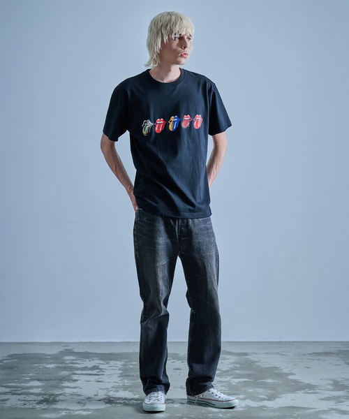 JUGLANS(ユグランス)の「The Rolling Stones ザ・ローリング・ストーンズ 半袖 プリント アーティスト Tシャツ ブラック(Tシャツ/カットソー・メンズ・ブラック・M/L/XL)」の15枚目の写真