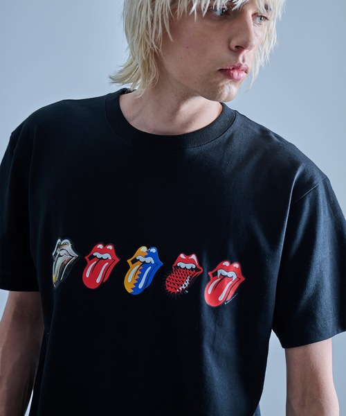 JUGLANS(ユグランス)の「The Rolling Stones ザ・ローリング・ストーンズ 半袖 プリント アーティスト Tシャツ ブラック(Tシャツ/カットソー・メンズ・ブラック・M/L/XL)」の21枚目の写真