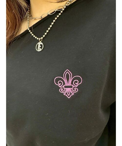 EVRIS（エヴリス）の「ワンショルダースウェットトップス（スウェット・レディース・グレー/ホワイト・FREE）」の14枚目の写真