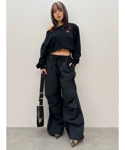 EVRIS（エヴリス）の「ワンショルダースウェットトップス（スウェット・レディース・グレー/ホワイト・FREE）」の20枚目の写真