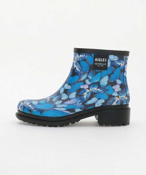AIGLE(エーグル)の「<AIGLE> FULFEEL Butterfly(レインシューズ・レディース・ネイビー・37/39/36/38)」の1枚目の写真