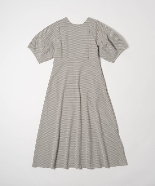 OLUN(オルン)の「2way cocoon sleeve check onepiece/2wayコクーンチェックワンピース(ワンピース・レディース・ホワイト系その他/ブラック系その他・SMALL/FREE/X-SMALL)」の18枚目の写真
