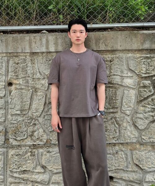AOG PROJECT(エイオージープロジェクト)の「ソリッドクロップ半袖Tシャツ(オリーブグリーン)(Tシャツ/カットソー・メンズ・オリーブ・LARGE/X-LARGE)」の8枚目の写真