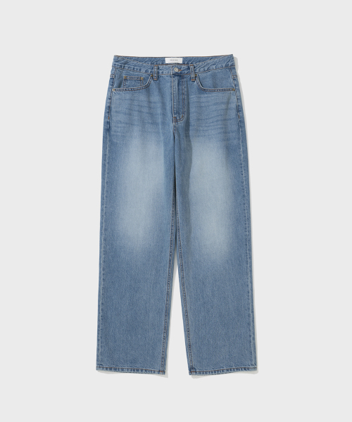 SHIRTER(シャーター)の「FIRST EDITION DENIM PANTS (LIGHT BLUE)(デニムパンツ・メンズ・その他・SMALL/LARGE/MEDIUM)」の1枚目の写真