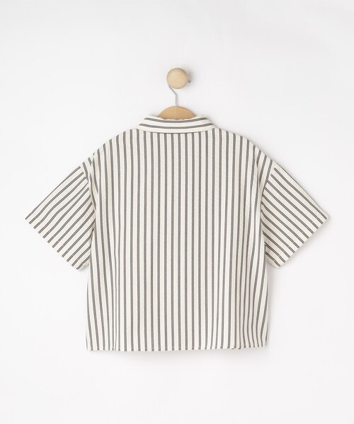 SHOO・LA・RUE(シューラルー)の「【セットアップ可能/親子リンク】サッカーストライプシャツ(シャツ/ブラウス・キッズ・ホワイト系5/ピンク系3・11/12/13/14)」の14枚目の写真