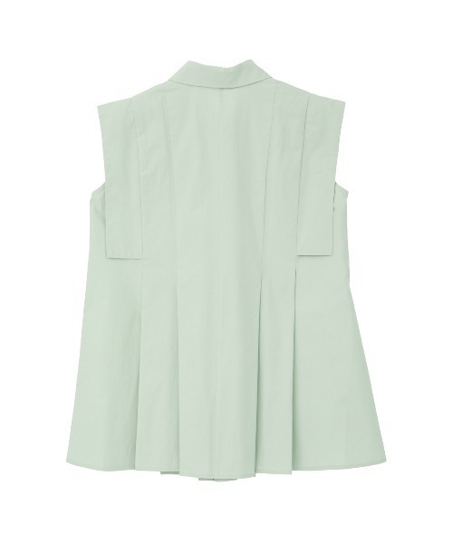 CLANE(クラネ)の「PANELL PLEAT SQUARE SLEEVE SHIRTS(シャツ/ブラウス・レディース・ホワイト/ネイビー/ミント・2/1)」の19枚目の写真