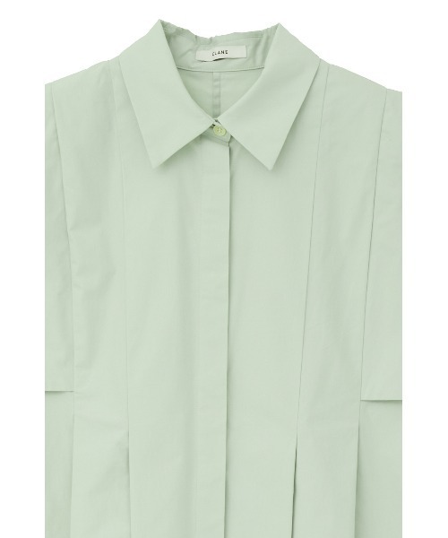 CLANE(クラネ)の「PANELL PLEAT SQUARE SLEEVE SHIRTS(シャツ/ブラウス・レディース・ホワイト/ネイビー/ミント・2/1)」の20枚目の写真