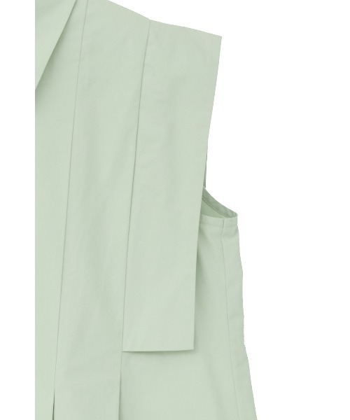 CLANE(クラネ)の「PANELL PLEAT SQUARE SLEEVE SHIRTS(シャツ/ブラウス・レディース・ホワイト/ネイビー/ミント・2/1)」の21枚目の写真