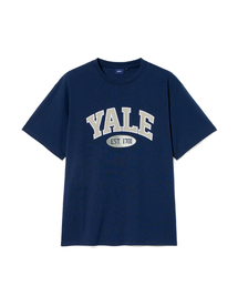 ツートンアーチ半袖Tシャツネイビー