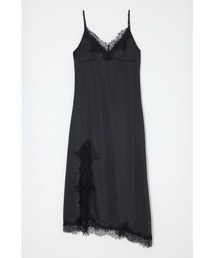 LACE SATIN スリップドレス