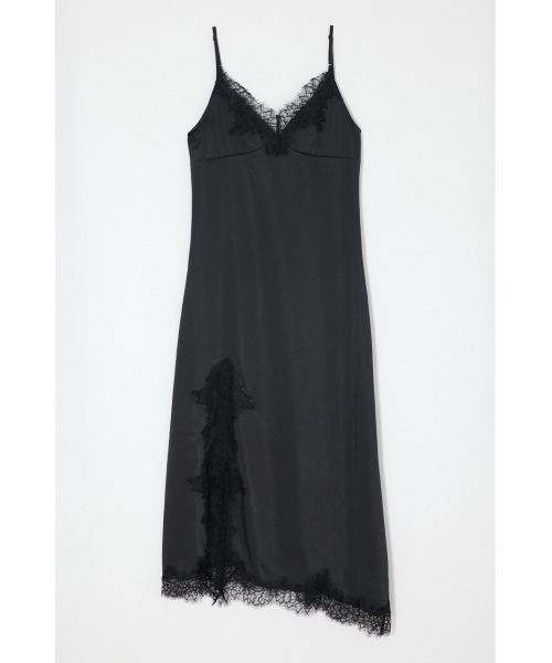 MOUSSY(マウジー)の「LACE SATIN スリップドレス(ワンピース・レディース・ブラウン/ブラック・1/2)」の3枚目の写真