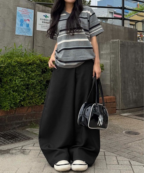 sedacle(セダクル)の「バッグベルトカーブスラックス(スラックス・メンズ・ボルドー/ブラック・SMALL/LARGE/MEDIUM)」の7枚目の写真