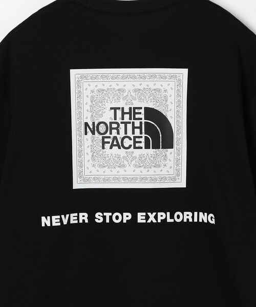 FREAK'S STORE(フリークスストア)の「THE NORTH FACE/ザ・ノース・フェイス ショートスリーブバンダナスクエアロゴティー(メンズ)(Tシャツ/カットソー・メンズ・ホワイト/ブラック・X-LARGE/LARGE/MEDIUM)」の6枚目の写真