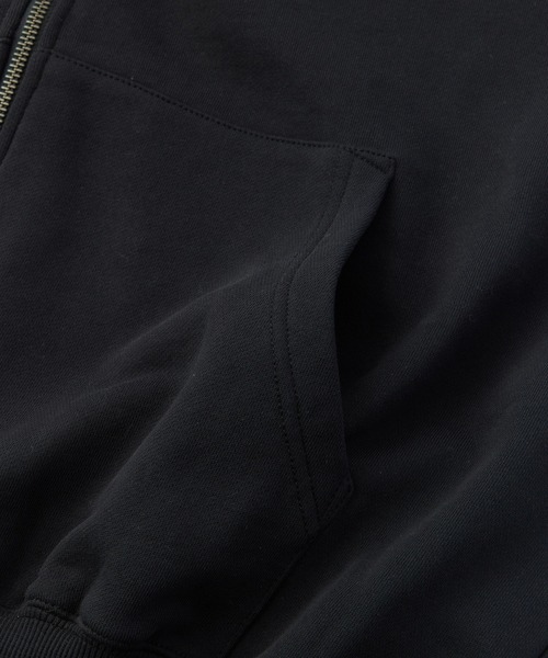 X-girl（エックスガール）の「BUTTERFLY EMBLEM ZIP UP SWEAT HOODIE（パーカー・レディース・ネイビー/ブラウン/ブラック・S/M）」の9枚目の写真