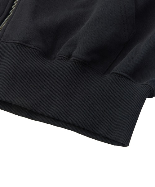X-girl（エックスガール）の「BUTTERFLY EMBLEM ZIP UP SWEAT HOODIE（パーカー・レディース・ネイビー/ブラウン/ブラック・S/M）」の11枚目の写真