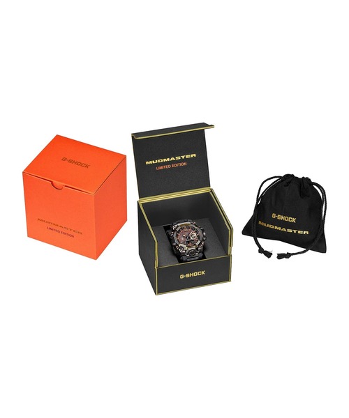 G-SHOCK（ジーショック）の「Magma Gold / MASTER OF G MUDMASTER(マッドマスター) / GWG-B1000MG-1A9JR（アナログ腕時計・メンズ・ブラック×ゴールド・FREE）」の2枚目の写真