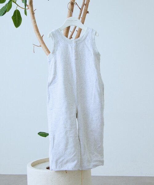 CIAOPANIC TYPY(チャオパニックティピー)の「【KIDS】裾ドロスト裏毛ヘンリーオールインワン(サロペット/オーバーオール・キッズ・グレー/ブラック・130/150/110)」の21枚目の写真