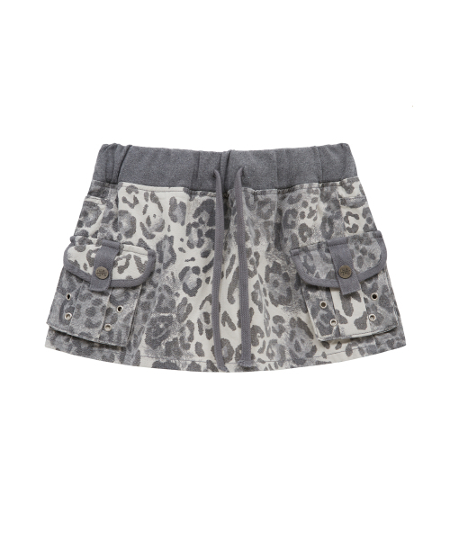 Midnight Move(ミッドナイトムーブ)の「bd leopard skirt (grey)(スカート・レディース・その他・FREE)」の2枚目の写真