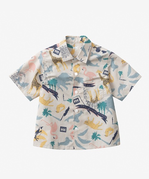 HELlY HANSEN ヘリーハンセン アロハシャツ アドベンチャーワールド HELLY HANSEN】HELLY HANSEN キッズアロハシャツ（シャツ/ブラウス