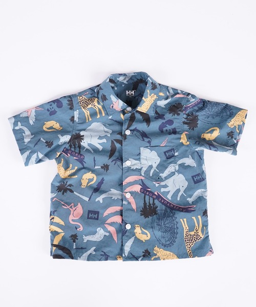 HELlY HANSEN ヘリーハンセン アロハシャツ アドベンチャーワールド セール】【HELLY HANSEN】HELLY HANSEN キッズアロハシャツ（シャツ