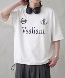 【NYS】ロゴ刺繍 ドローコード ゲームシャツ ユニフォームデザイン 半袖