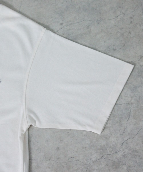 NYLAUS(ナイラス)の「【NYS】ロゴ刺繍 ドローコード ゲームシャツ ユニフォームデザイン 半袖(Tシャツ/カットソー・メンズ・ブラック/ピンク/アイボリー・L/M)」の5枚目の写真