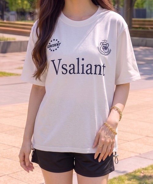 NYLAUS(ナイラス)の「【NYS】ロゴ刺繍 ドローコード ゲームシャツ ユニフォームデザイン 半袖(Tシャツ/カットソー・メンズ・ブラック/ピンク/アイボリー・L/M)」の21枚目の写真