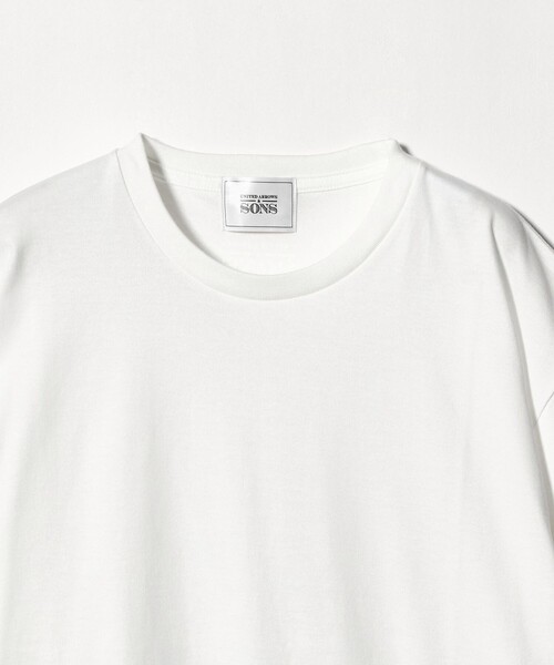 UNITED ARROWS & SONS（ユナイテッドアローズアンドサンズ）の「＜UNITED ARROWS & SONS＞ PLAIN S/SLEEVE TEE/Tシャツ（Tシャツ/カットソー・メンズ・ホワイト/ブラック/グレー系・XL/L/M/S）」の4枚目の写真