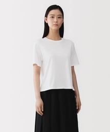 〔MUJI Labo〕婦人　和歌山で編み立てた天竺クルーネック半袖Ｔシャツ